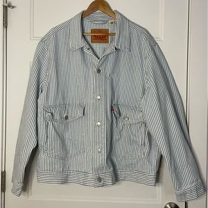 Levi’s Striped Denim Jacket Men’s XL